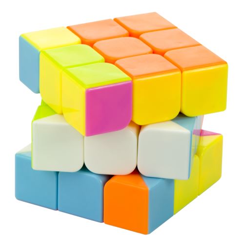 Logická hra Puzzle kostka 3x3 neon 5,65 cm