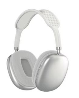 Klasická stříbrná bezdrátová bluetooth sluchátka