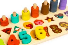 Ecotoys počítadlo na třídění puzzle 3v1 pro děti