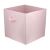 Úložný box textilní LAVITA světle růžové 31x31x31