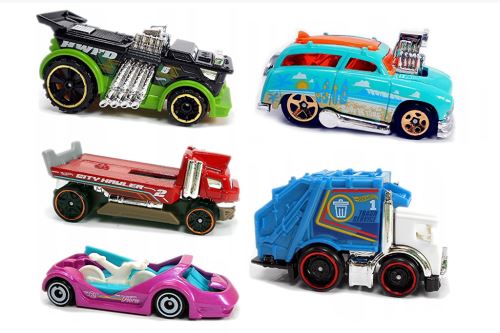 Hot Wheels Sada autíček 5-Pack HW City HFV89