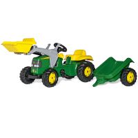 Rolly Toys John Deere šlapací traktor s lopatou a přívěsem 2-5 let