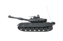 Tank RC 2ks 36cm+dobíjecí pack tanková bitva se zvukem se světlem v krabici 42x32x14cm