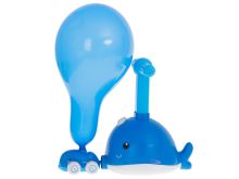 Aerodynamický vůz s balónkovým odpalovačem delfínů