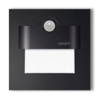 SKOFF LED nástěnné svítidlo s čidlem MM-TAN-D-H Tango černá(D) teplá(WW,3000