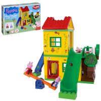 Big Play Blocks Playground Peppa Pig 75 ks. + Figurky Peppy a George