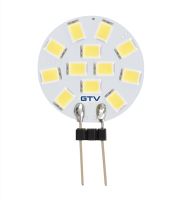 GTV LED žárovka LD-G4018W-30 Světelný zdroj LED, G4, SMD, 1.8W, 12V DC, 15