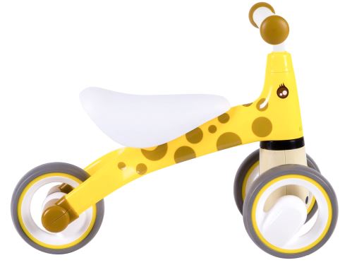 Odrážedlo žirafa  ECOTOYS žlutá