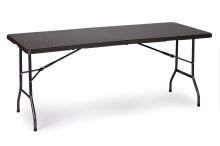 Cateringový stůl 180 cm + 2 lavice Ratanový banketový set