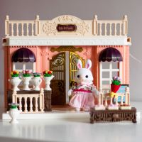 WOOPIE Domeček pro panenky The Rabbit Family Florist + Figurky 4 ks.