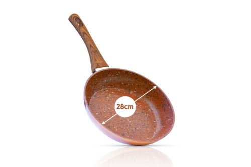 Livington Copper & Stone Pan 28 cm - 9010041029251