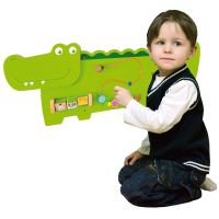 Viga Toys Sensory Wooden Handling Board Crocodile FSC certifikát