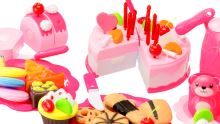 Krájení narozeninového dortu Kuchyně 80 ks. růžový