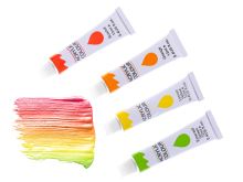 Umělecké vícebarevné akrylové barvy 24 tub