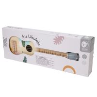 Dřevěná modrá kytara na ukulele CLASSIC WORLD pro děti