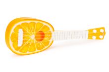 Dětské ukulele, čtyřstrunné, oranžové