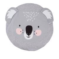 Kulatá šedá koala podložka pro děti 85cm