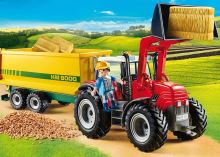Playmobil velký traktor s přívěsem 70131