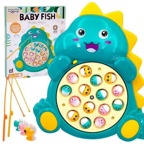 WOOPIE Fish Catching Set Green Dinosaur Arkádová hra