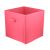 Úložný box textilní LAVITA temně růžový 31x31x31