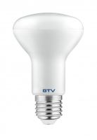 GTV LED žárovka E27 LD-R6380W-30 LED zdroj E27, R63, 8W, teplá bílá, 240V,