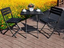 Konferenční stolek, rozkládací stolek, zahradní terasa 62 cm