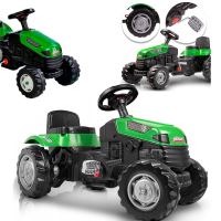 Šlapací traktor pro děti zelený