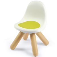 SMOBY zahradní židle s opěradlem pro bílý a zelený pokoj