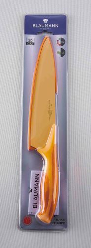 Blaumann BL-1100, Kuchařský nůž s pouzdrem 8' Žlutý
