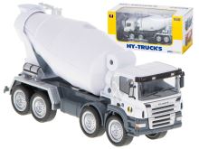 Míchačka na beton nákladní automobil auto konstrukce kovový model Die-Cast 1:50