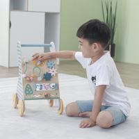 Vzdělávací dřevěné odstrkovadlo pro děti od Viga Toys