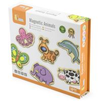 VIGA Wooden Magnets Animals sada 20 prvků