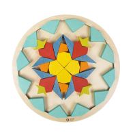 CLASSIC WORLD Montessori Puzzle Mozaika Tangram Vzory Tvary a barvy