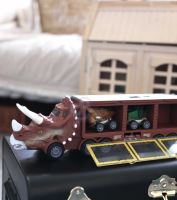 Náklaďák s dinosaury WOOPIE s odpalovacím zařízením a autíčky