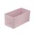 Úložný box textilní LAVITA světle růžové 15x31x15