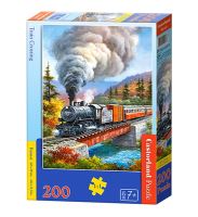 CASTORLAND Puzzle 200 dílků - Vlak přes most