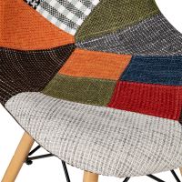 Sada 4 patchworkových židlí ModernHome