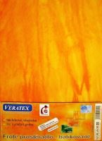 Veratex Froté prostěradlo  batika 60x120 cm sytě žlutá batika