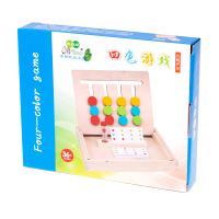 Dřevěná vzdělávací hračka barevně odpovídá krabičkám