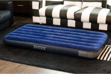 INTEX sametová nafukovací matrace na spaní - 191 x 76 cm