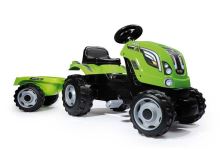 SMOBY Farmer XL Šlapací traktor s přívěsem - Zelená