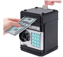 Bankomat Moneybox pro děti stíbrný