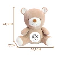 Projektor plyšového medvídka WOOPIE 2v1 – 10 ukolébavek