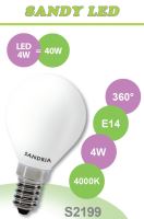 SANDRIA LED žárovka E14 S2199 SANDY LED E14 B45 4W 4000K OPAL 360°