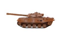 Tank RC 2ks 25cm tanková bitva+dobíjecí pack 27MHZ a 40MHz se zvukem se světlem v krabici 50x20x23cm
