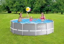 Stojanový zahradní bazén 366x99cm - set - čerpadlo, žebřík INTEX 26716
