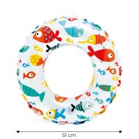 Nafukovací dětský plovací kruh 51cm Fish INTEX