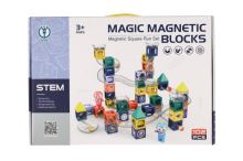 Kuličková dráha magnetická s figurkami plast 102ks v krabici 49x35x9cm