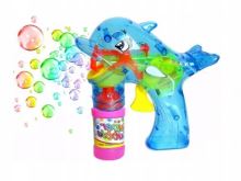 Automatická pistole na mýdlové bubliny LED delfín