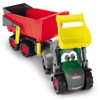 DICKIE ABC Happy Fendt Traktor s přívěsem 65cm